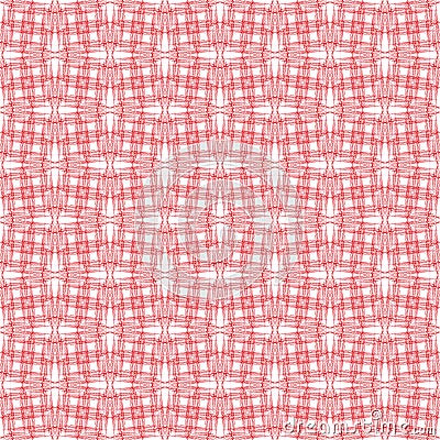 Raster red shaded spots on white background, simple abstract pattern Stock Photo